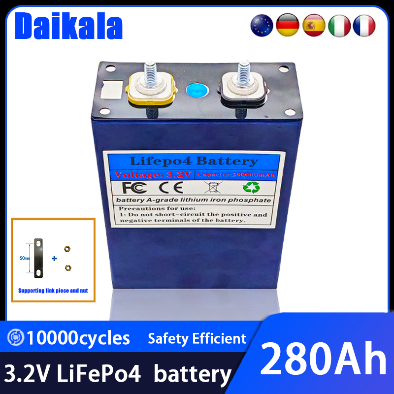 Renewable Energy Technology - NIEUWE 3.2 V 280Ah LiFePO4 Batterij