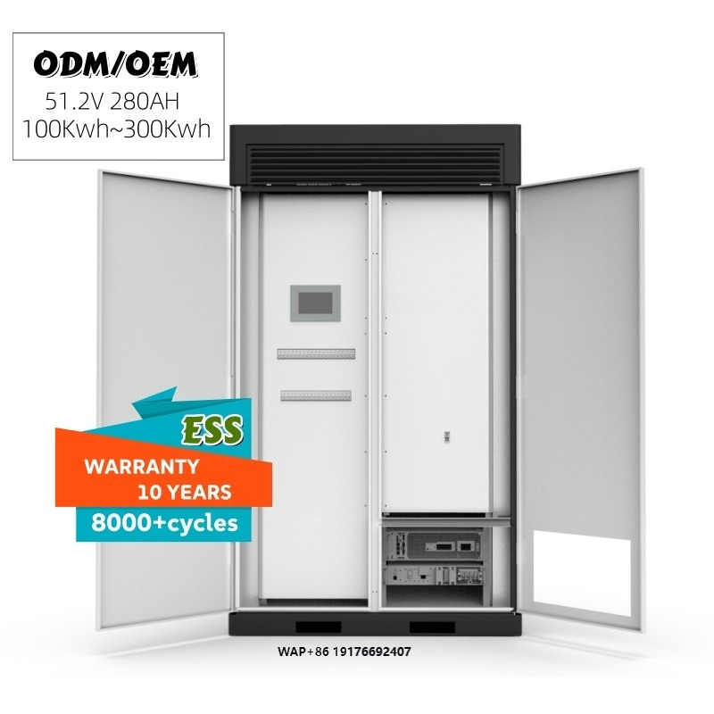 Energy Storage Rack - Hoogspannings commercieel batterijsysteem, gestapelde lithium batterij,
