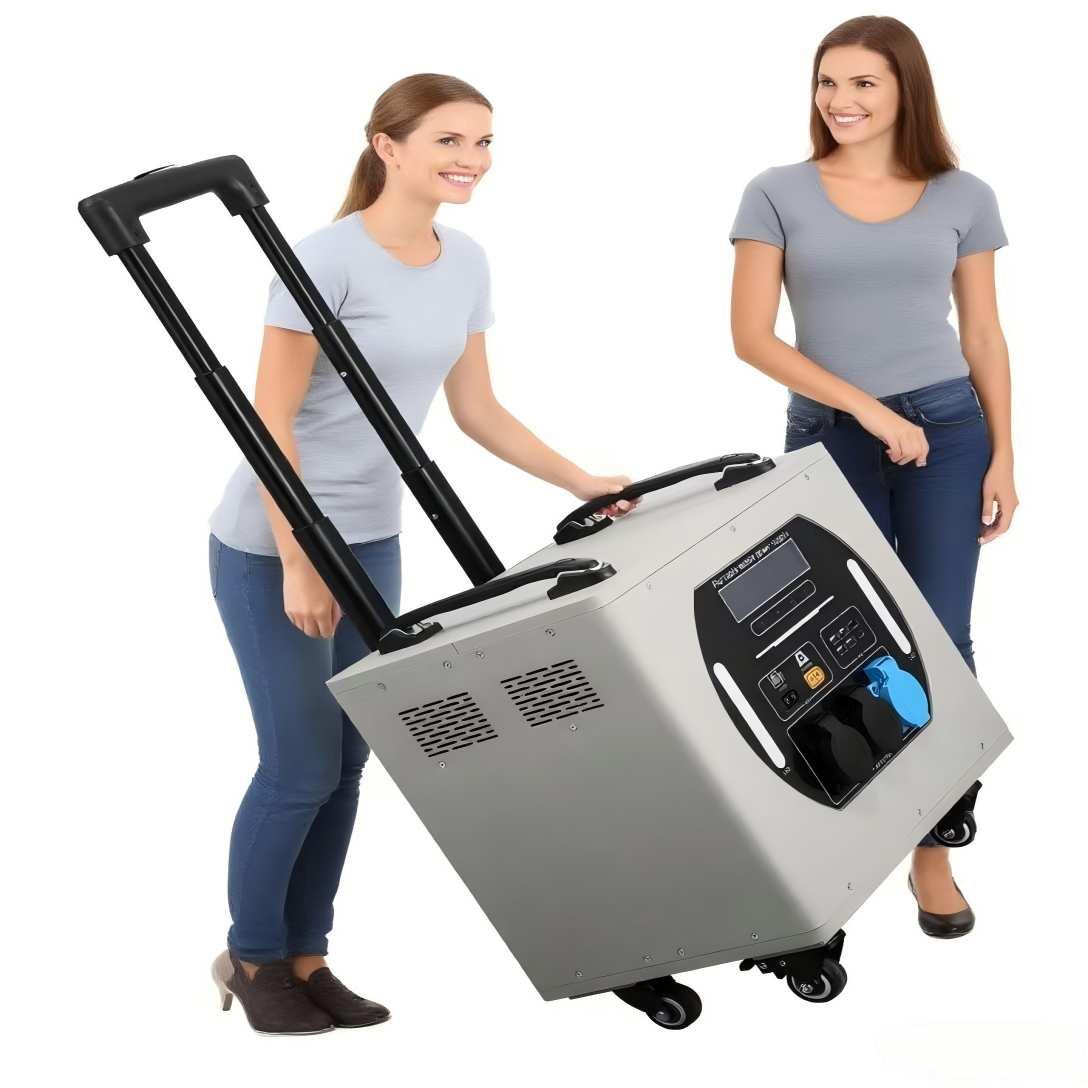 Portable Power Station - Draagbare buiten-trolleykoffer met verwijderbare powerbanks, energiecentrale
