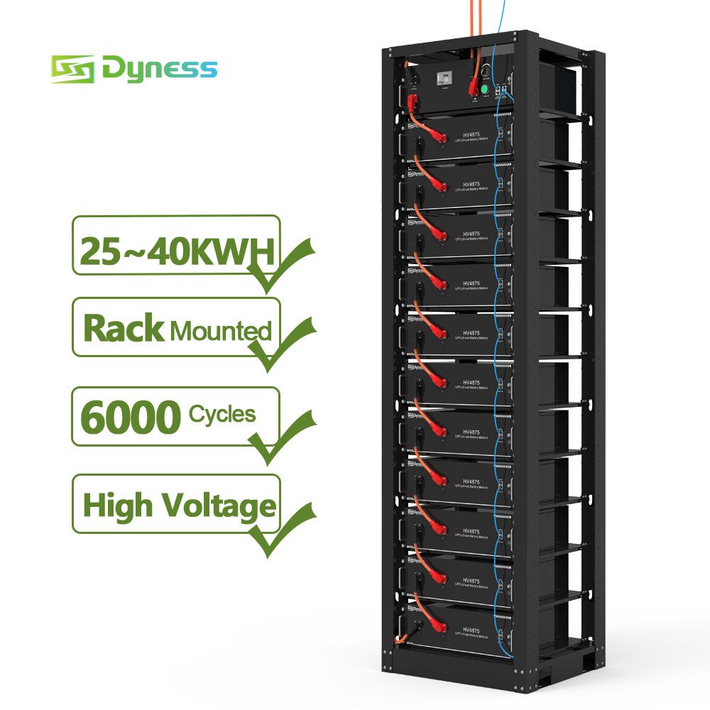 Energy Storage Rack - Racksysteem 336V hoogspanningsserver rackbatterij 25kWh Lifepo4