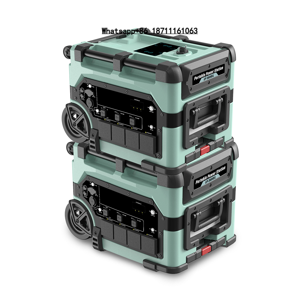 Portable Power Station - Draagbaar 7680Wh Smart Monitoring Systeem Mobiel