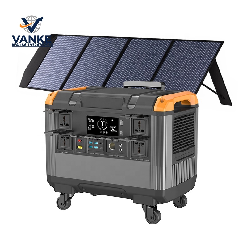 Portable Power Station - 3 kW 3 kVA zware zonne-energiegenerator,