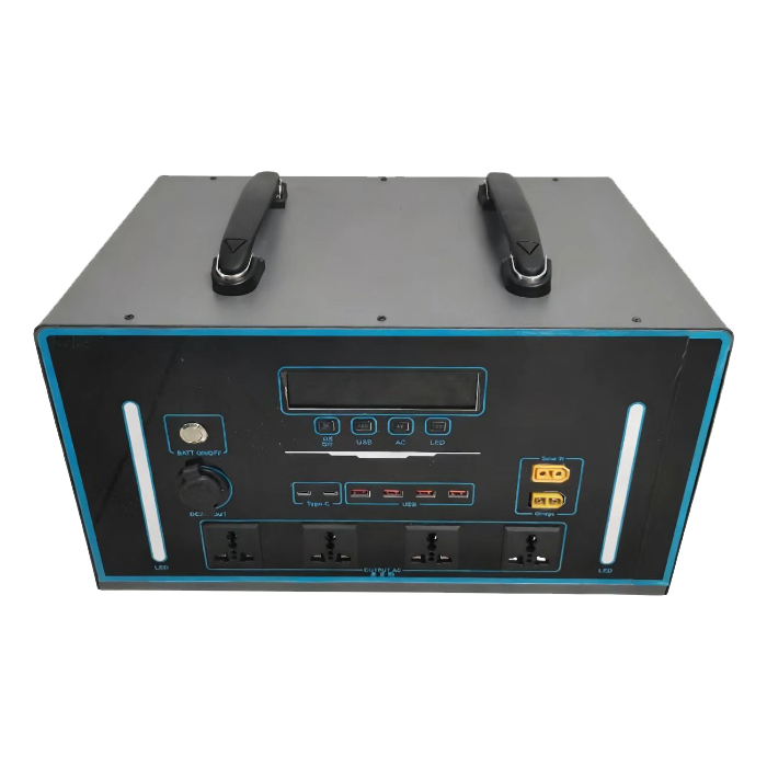 Portable Power Station - AC 2000W 2500W Lifepo4 Batterij MPPT