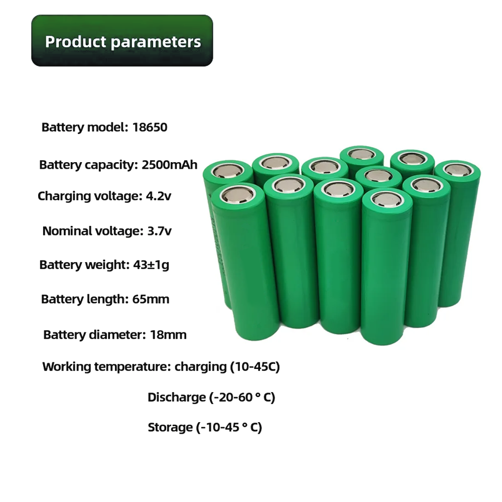 18650 25R 3.7V 2500mAh NIEUW H - Renewable Energy Technology recensie en prijs