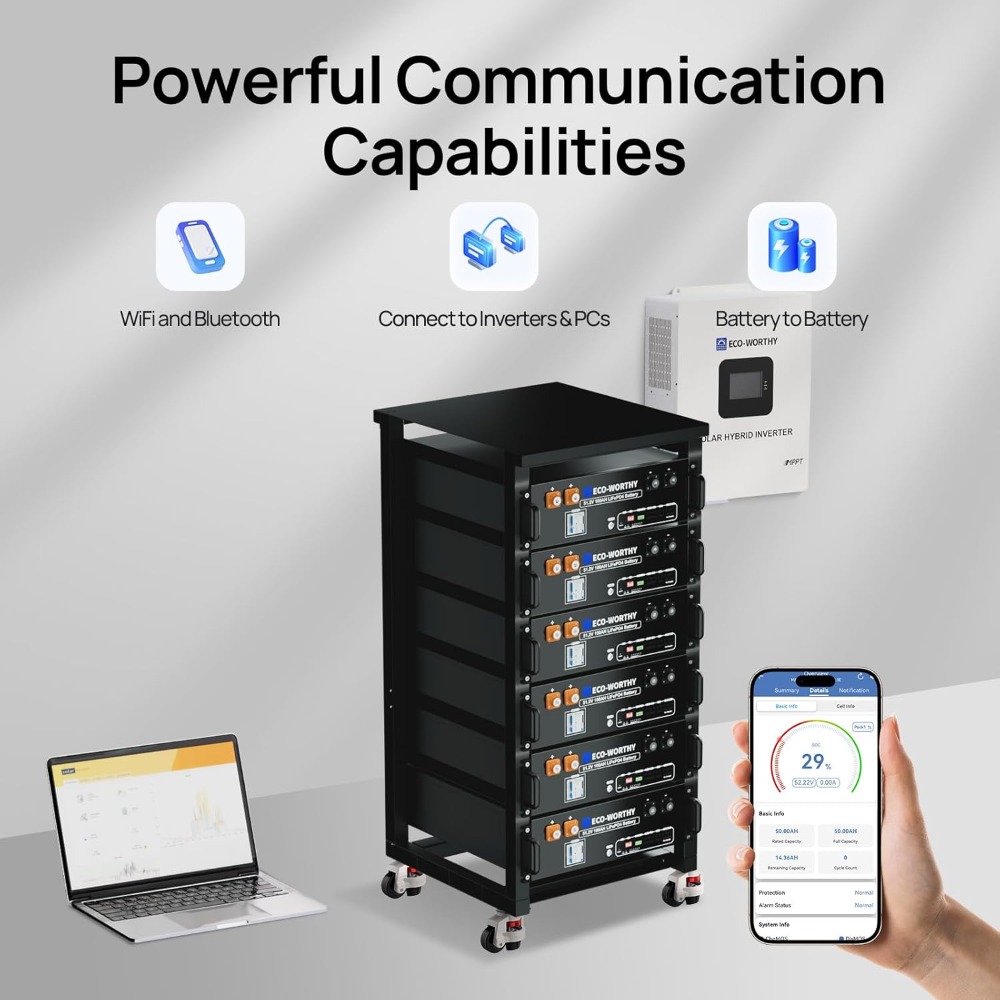48V 100Ah LiFePO4 lithiumbatte - Energy Storage Rack recensie en prijs