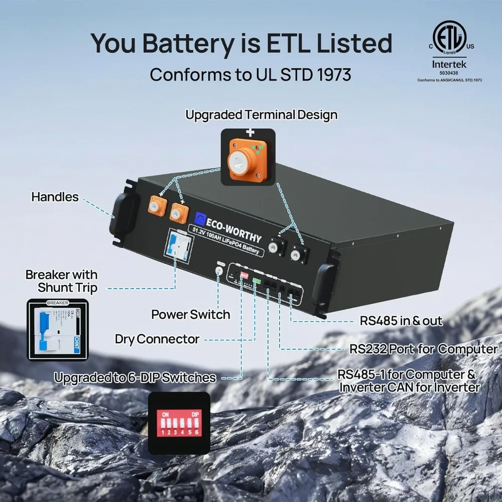 48V 100Ah LiFePO4 lithiumbatte - Energy Storage Rack recensie en prijs