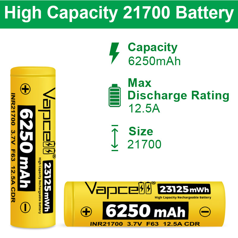 Nieuwe Hoge capaciteit 21700 B - Renewable Energy Technology recensie en prijs